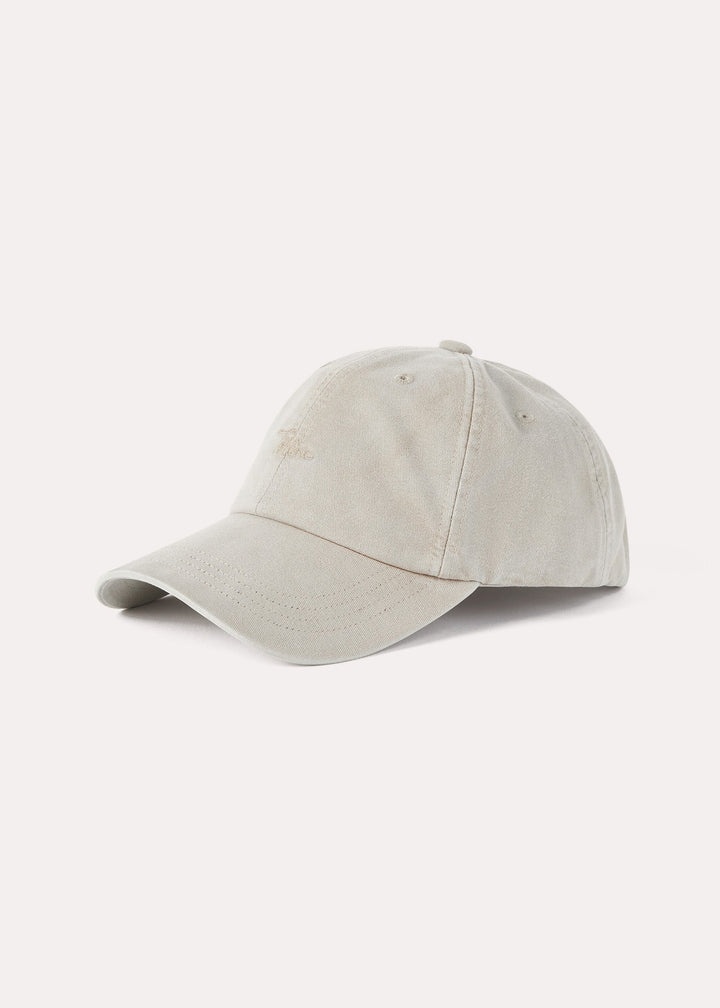 Embroidered soft cap travertine - 1