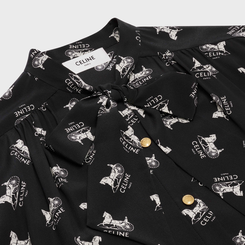 LAVALLIÈRE DRESS IN CREPE DE CHINE 3