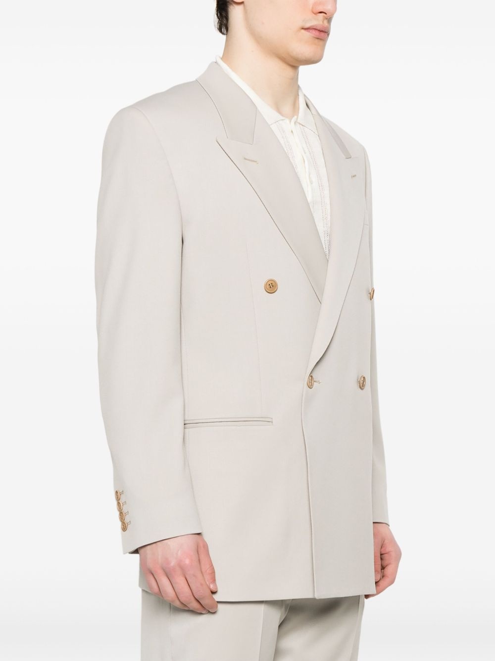 90's double-breasted blazer - 3