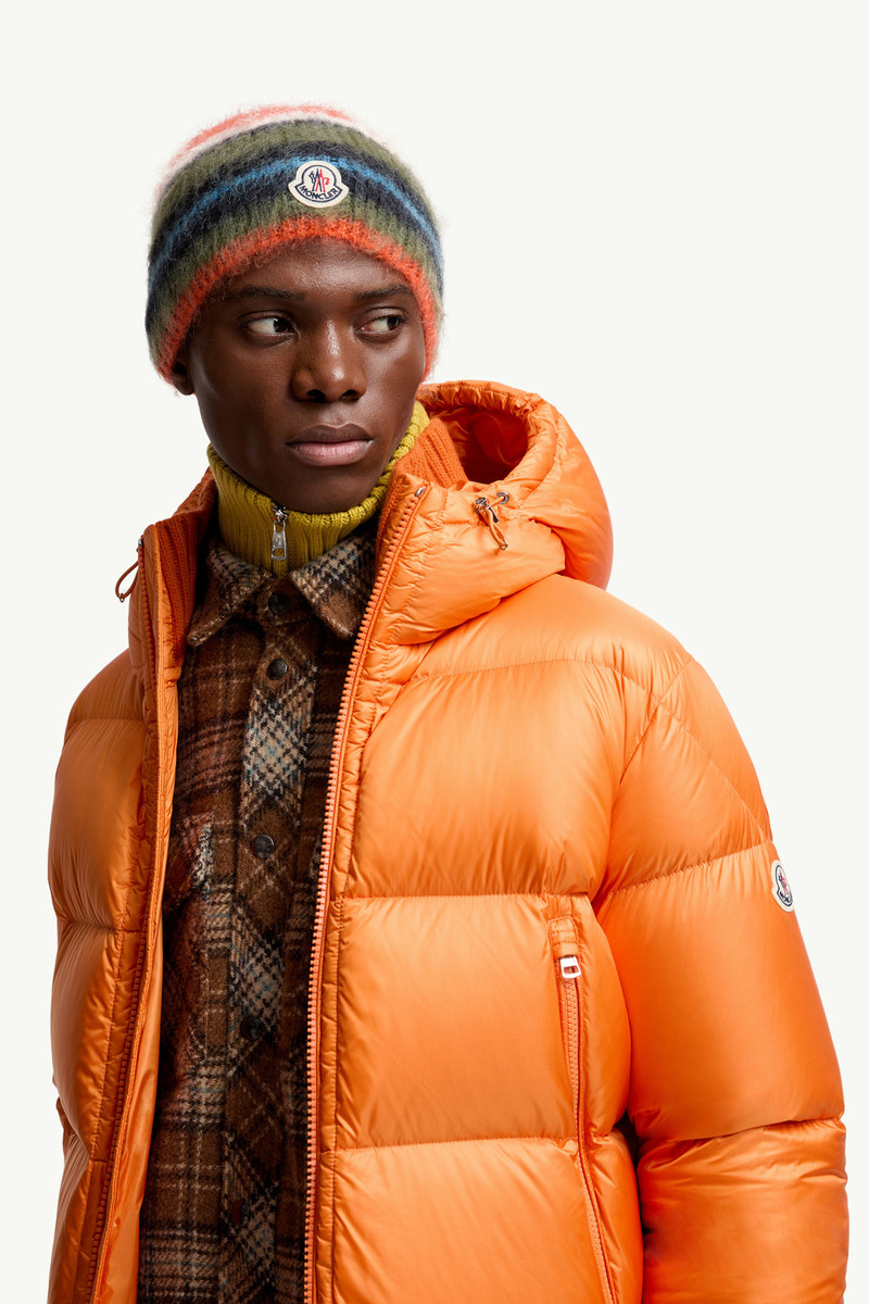 Moncler Striped Mohair Beanie outlook