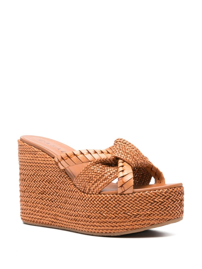 CASADEI Formentera 80mm leather sandals outlook