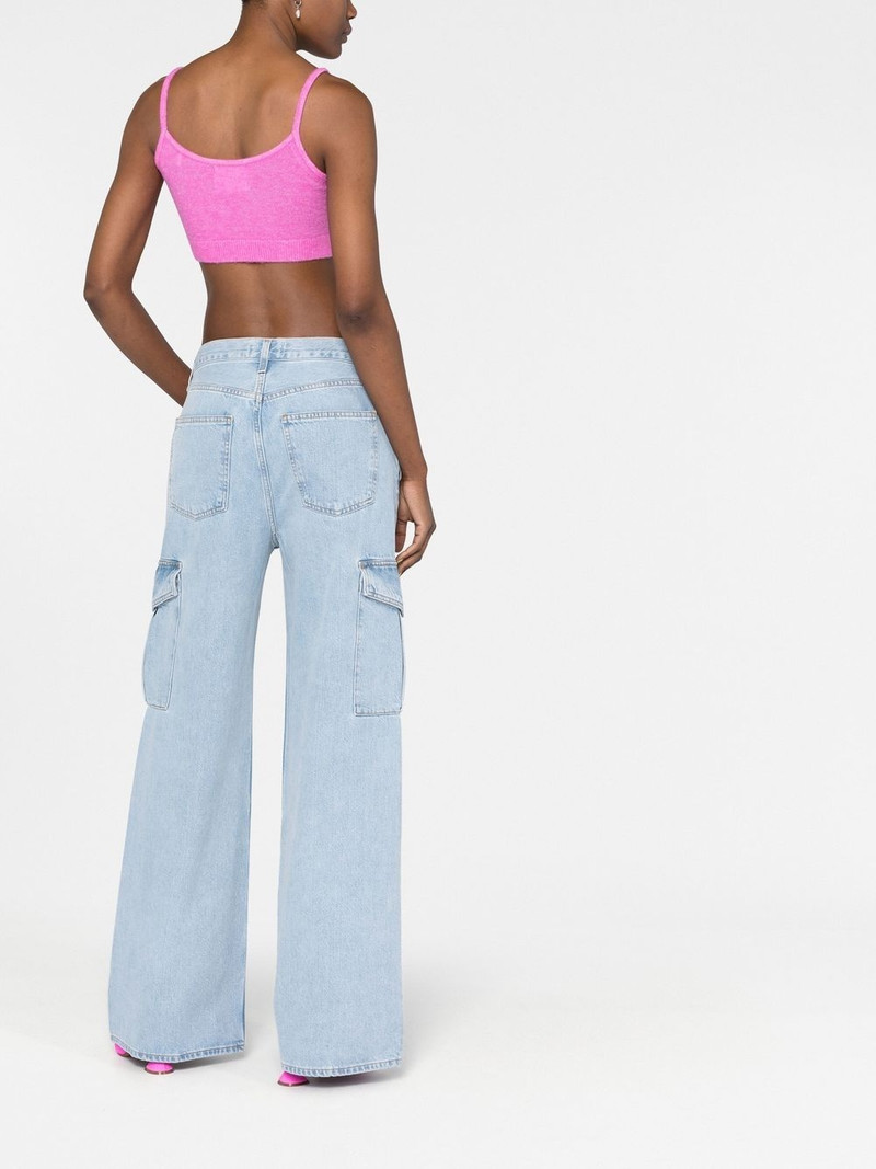 wide-leg stonewashed jeans 4