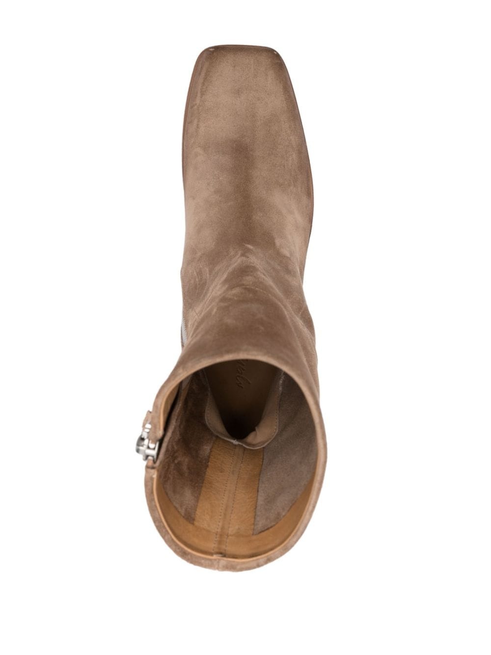 block-heel suede ankle boots - 4
