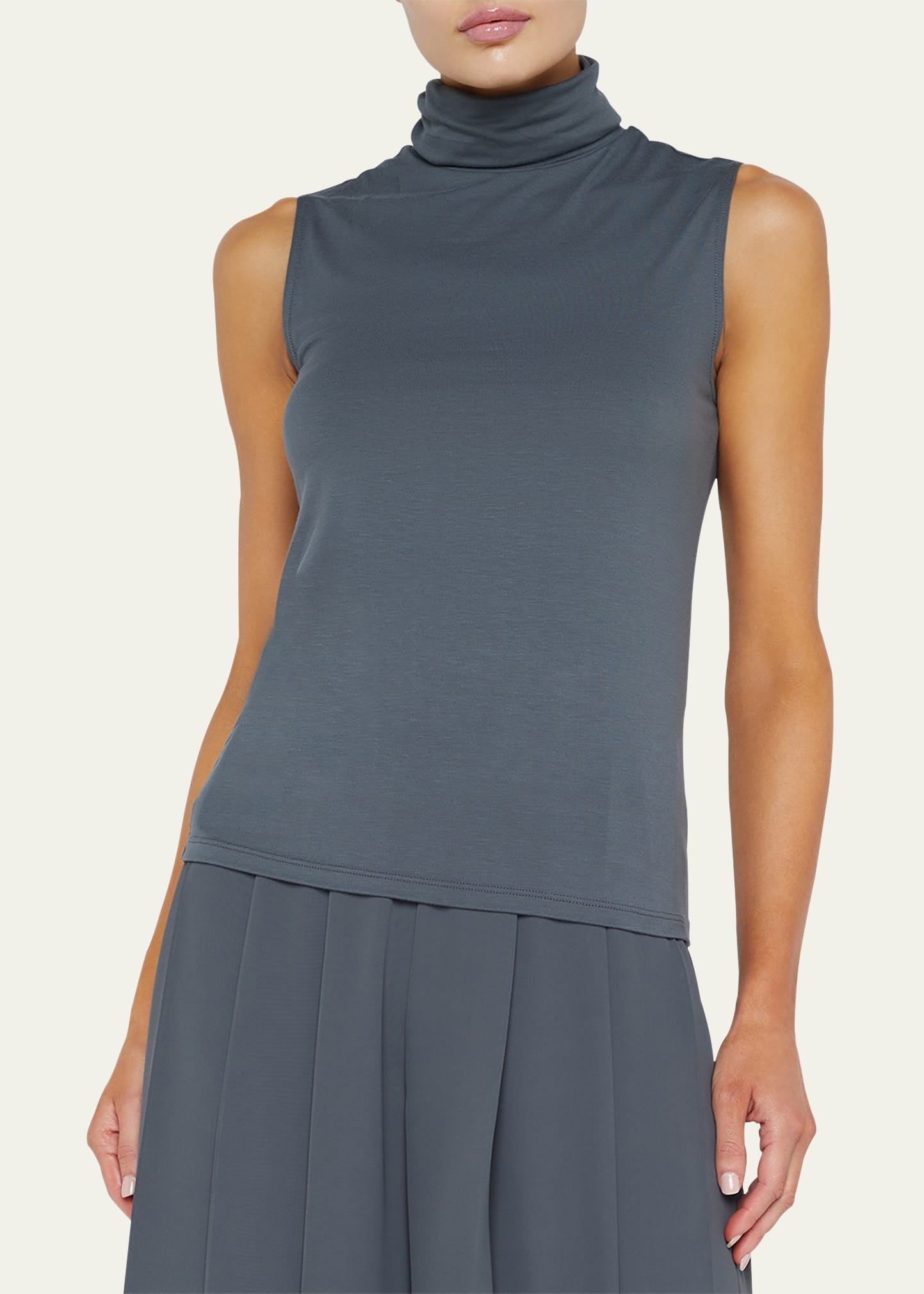 Ceci Sleeveless Turtleneck Top - 2