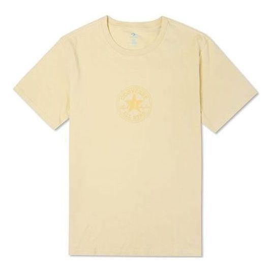 Converse Tonal All Star Patch Graphic T-Shirt 'Yellow' 10023285-A01 - 1