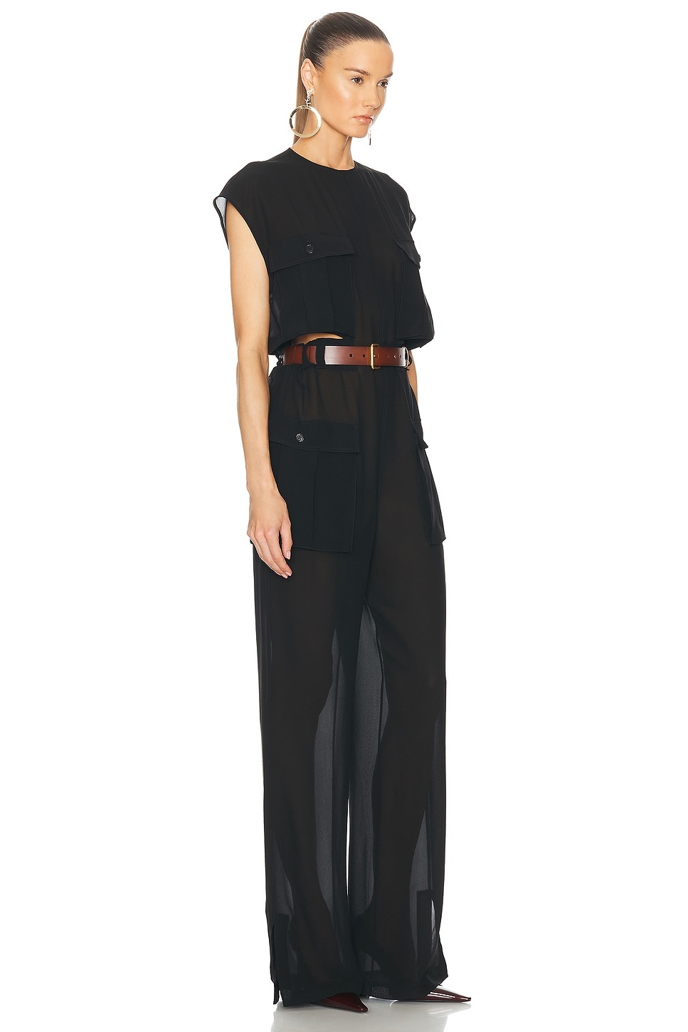 Cap Sleeve Jumpsuit - 2