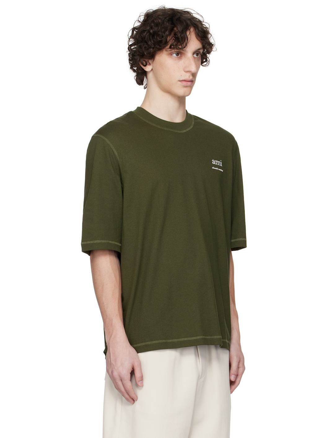 Green Cotton T-shirt - 2