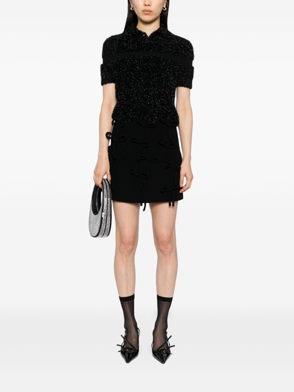 bow-embellished skirt - 2