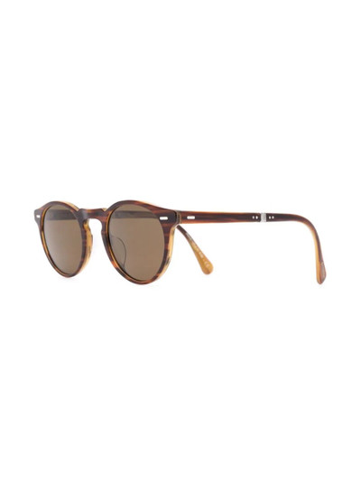 Oliver Peoples round frame sunglasses outlook