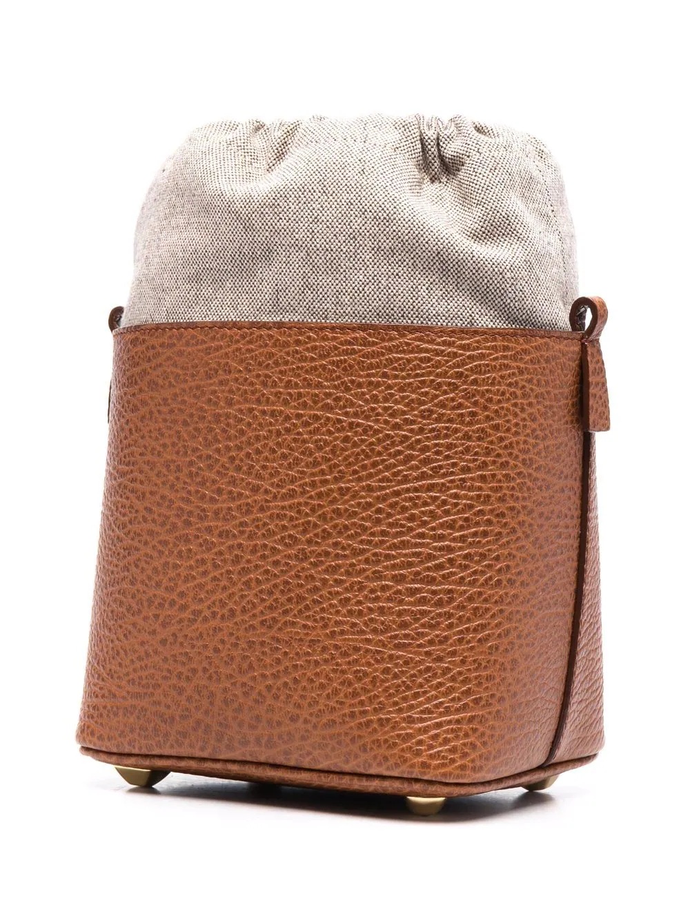 logo patch bucket bag - 3