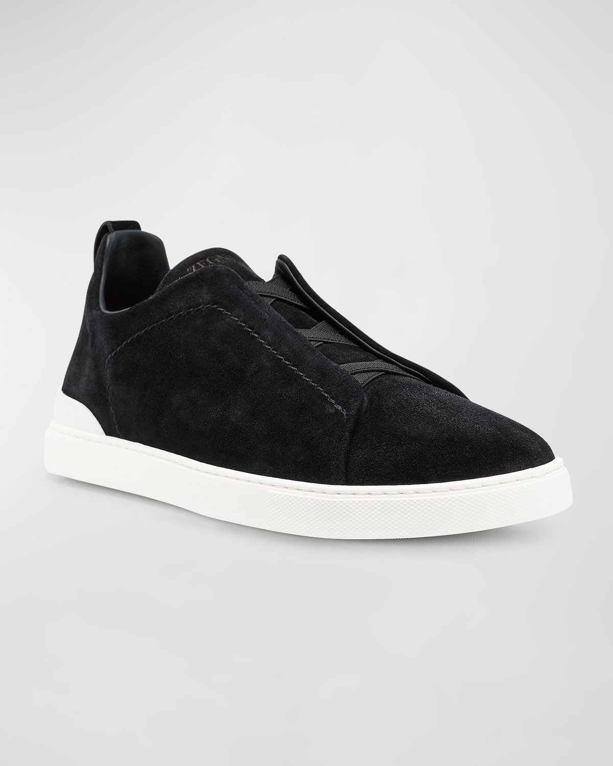 Men's Triple Stitch Suede Sneakers - 3