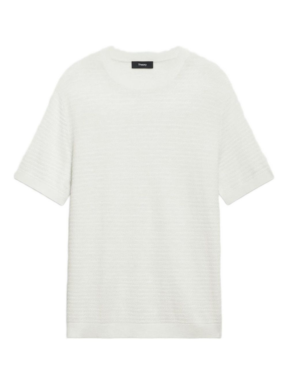 linen-blend T-shirt - 1