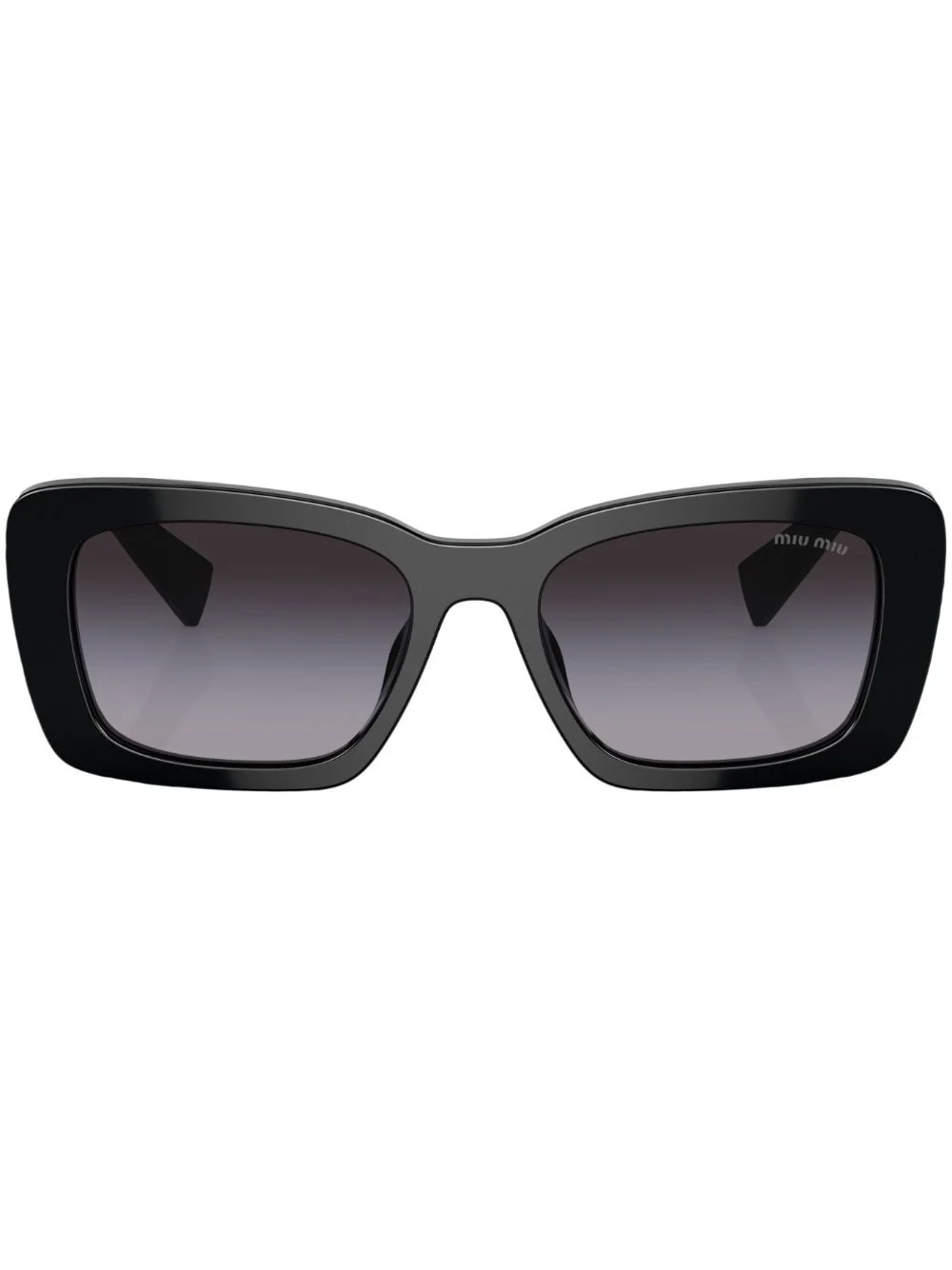 logo-plaque square-frame sunglasses - 1
