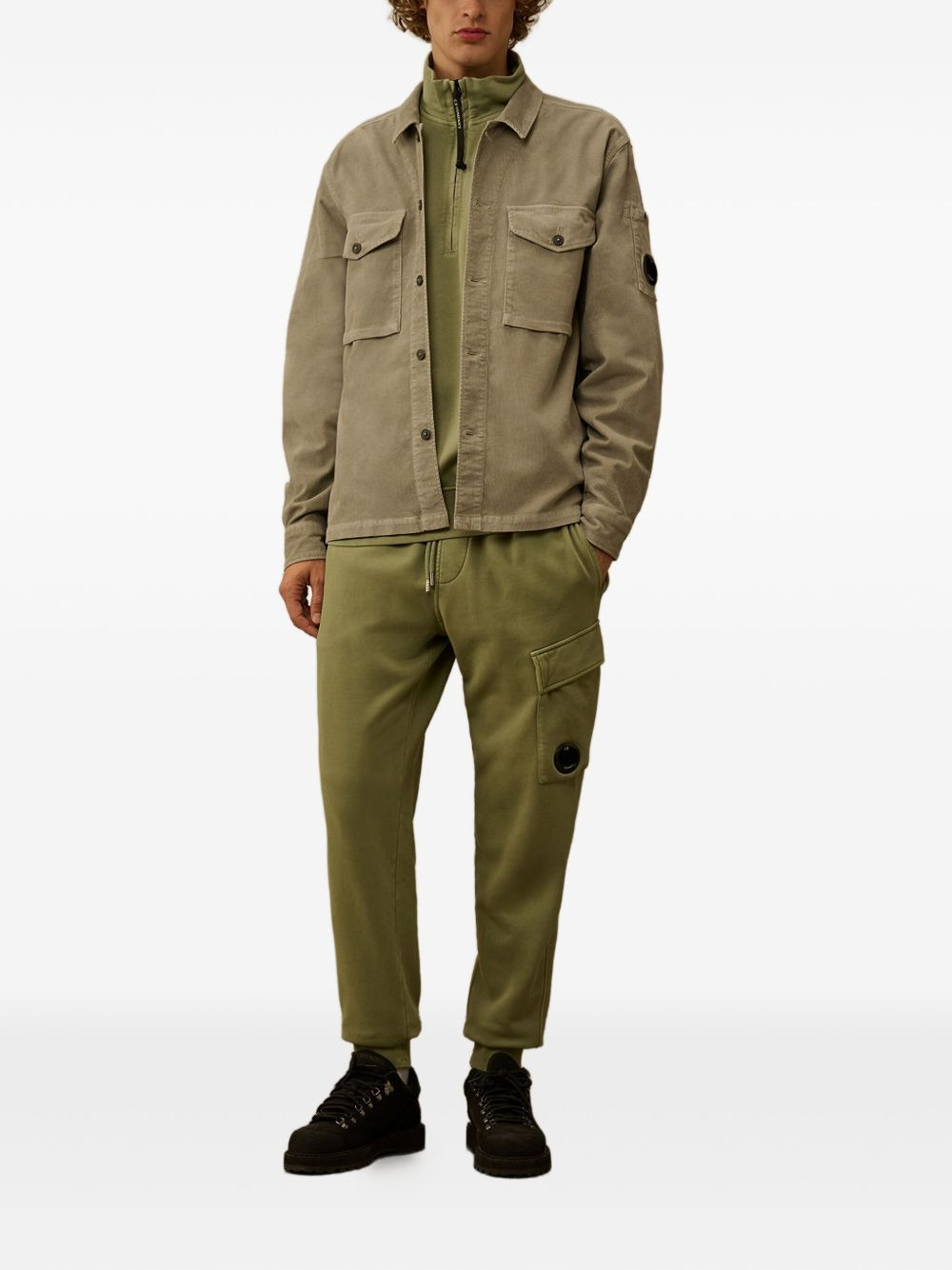 cargo drawstring track pants - 2