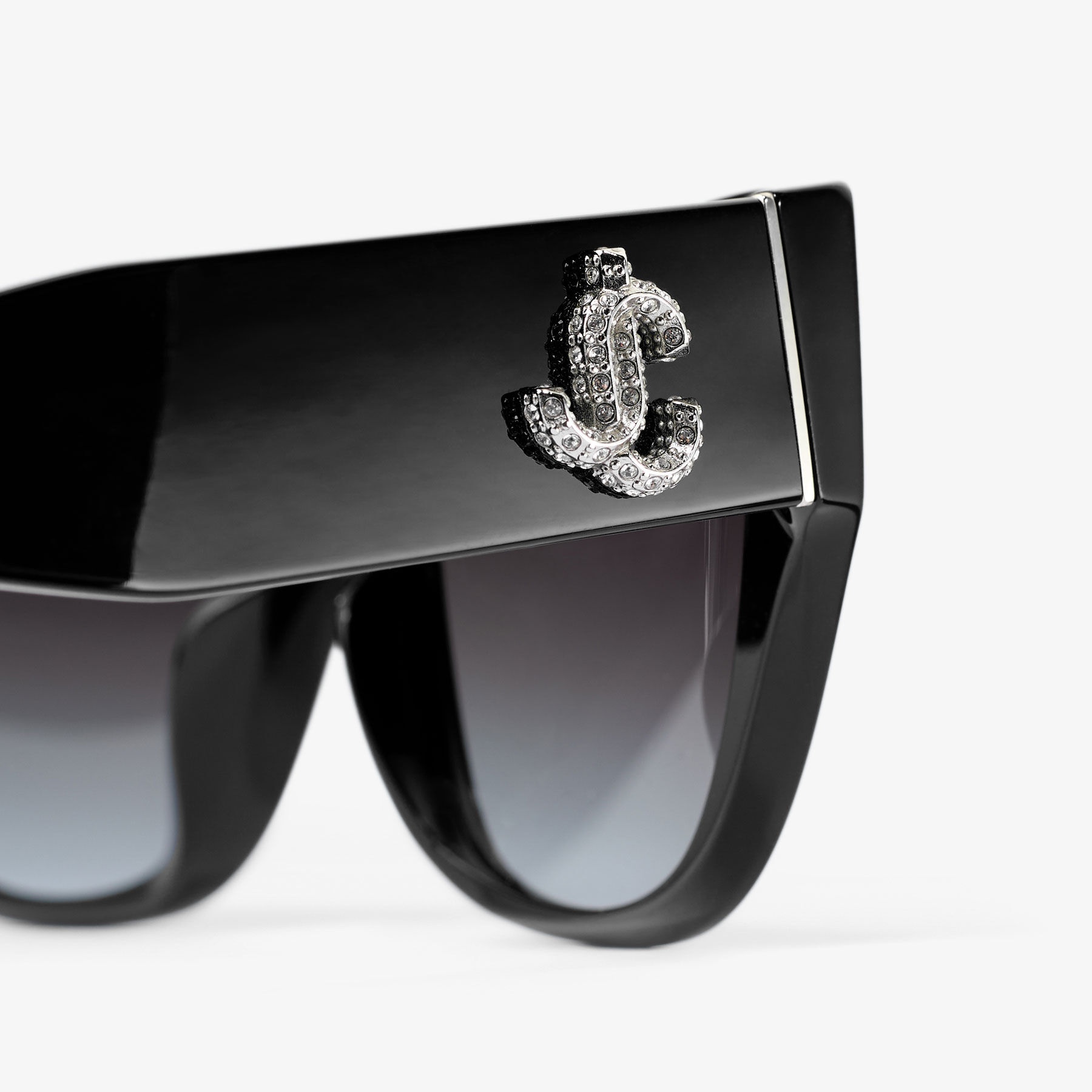 Kadan 
Black Pillow Frame Sunglasses - 3