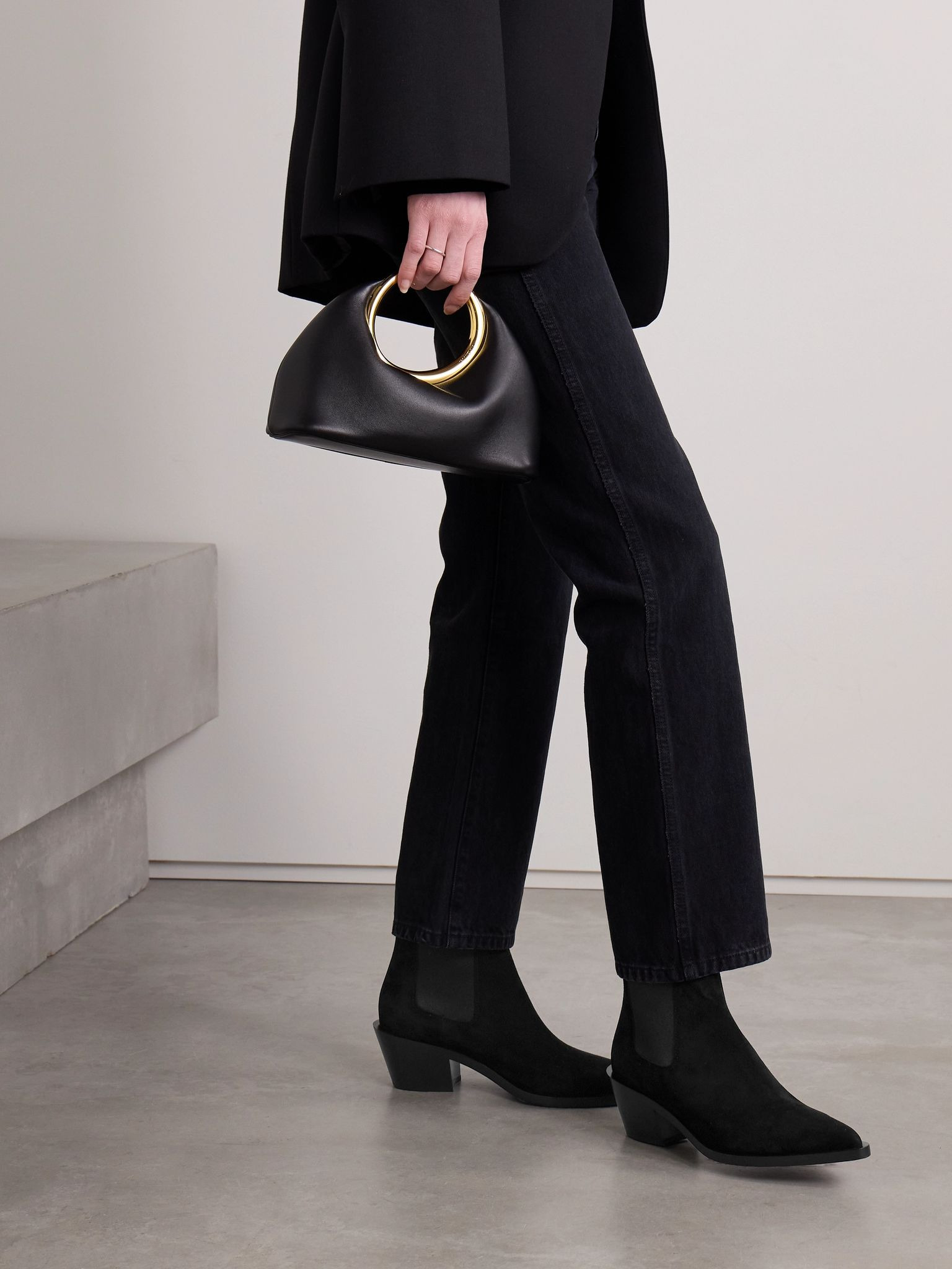 Wylie 60 suede Chelsea boots Black - 2