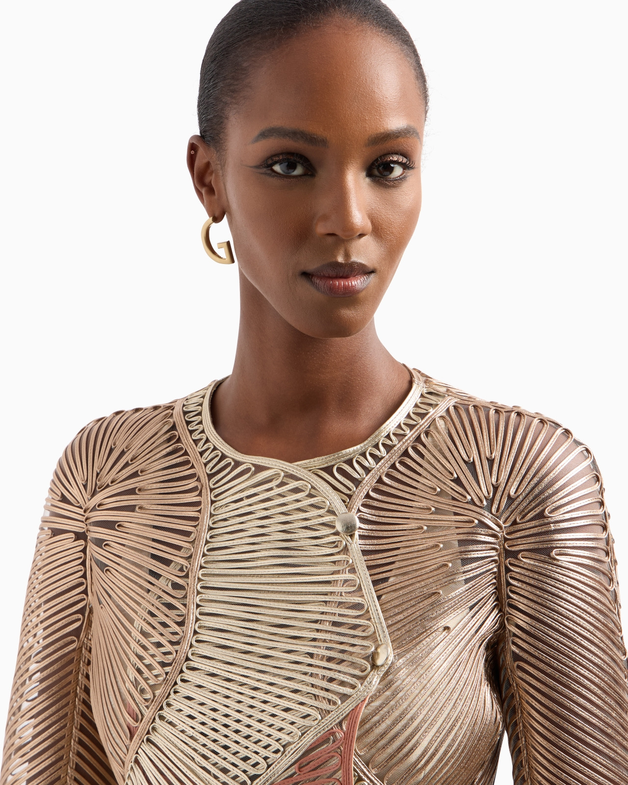 PEARLISED NAPPA-LEATHER JACKET - 5