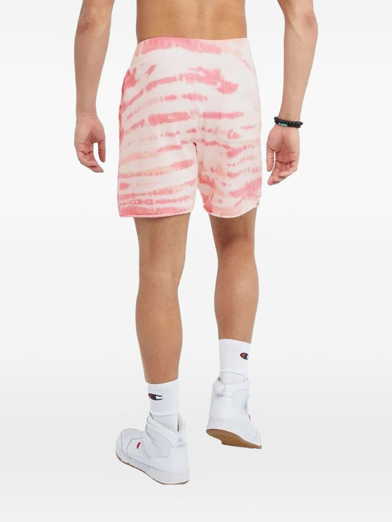 Champion tie-dye fleece track shorts outlook