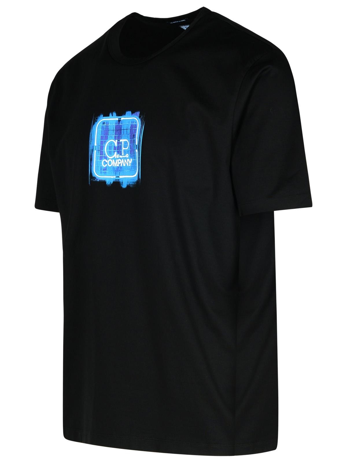 C.P. Company Black Cotton T-Shirt Man - 2