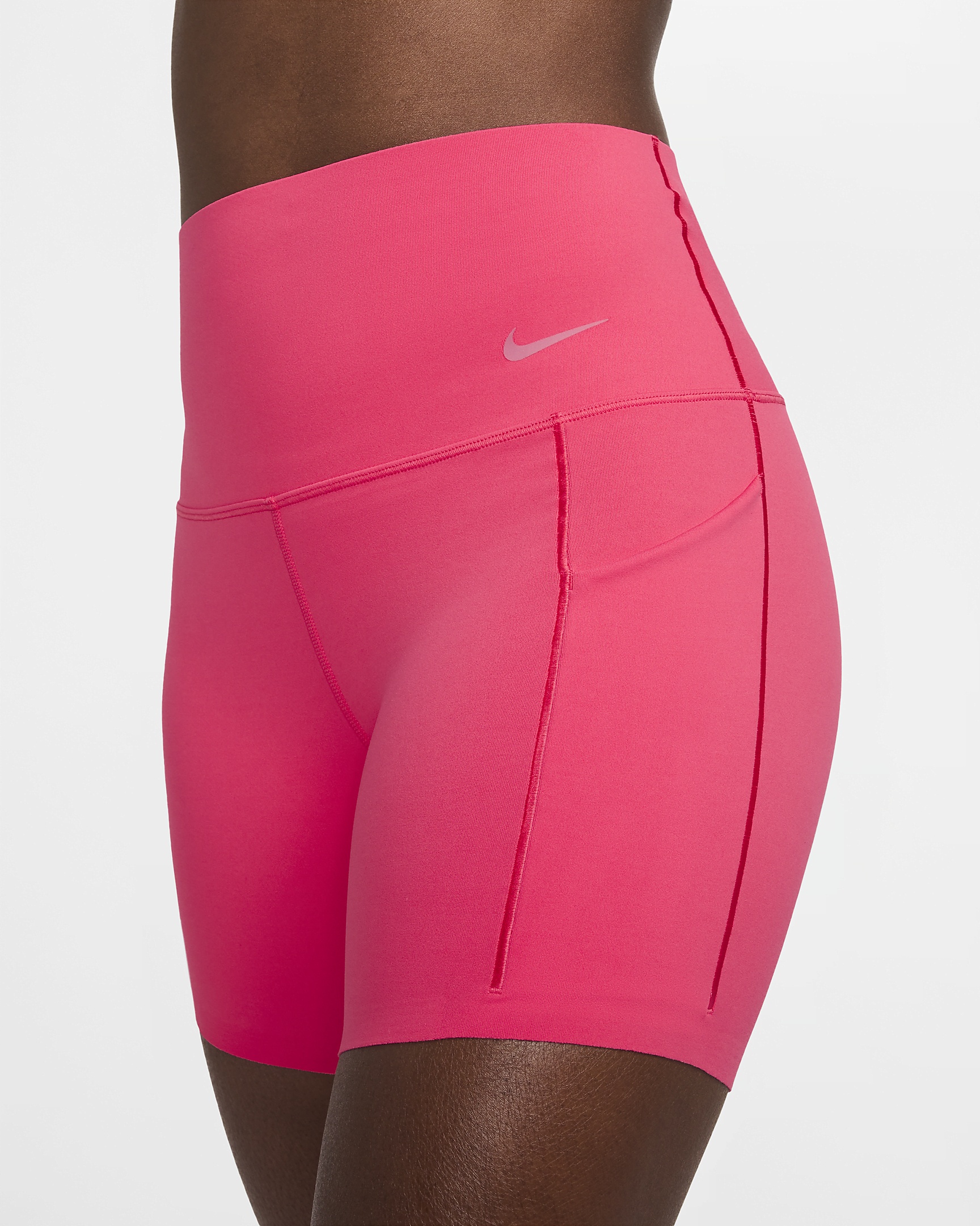 Nike Universa Women's Medium-Support High-Waisted 5" Biker Shorts with Pockets - 4
