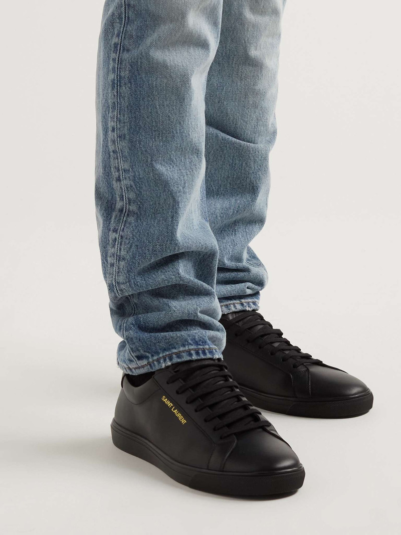SAINT LAURENT Andy Leather Sneakers outlook
