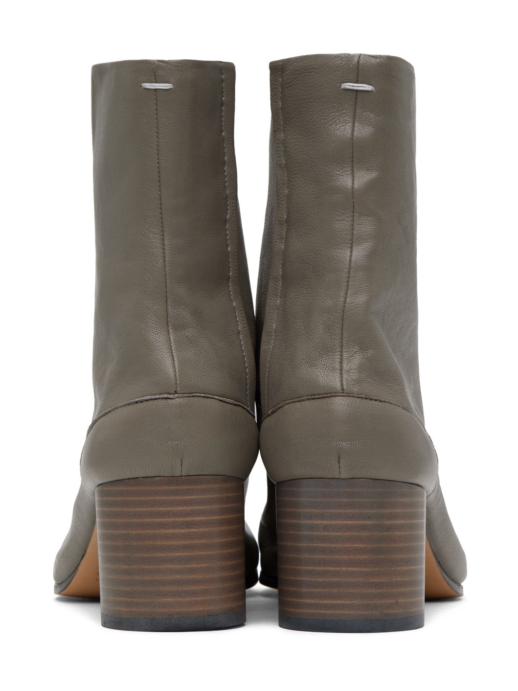 Gray Tabi Ankle Boots - 2