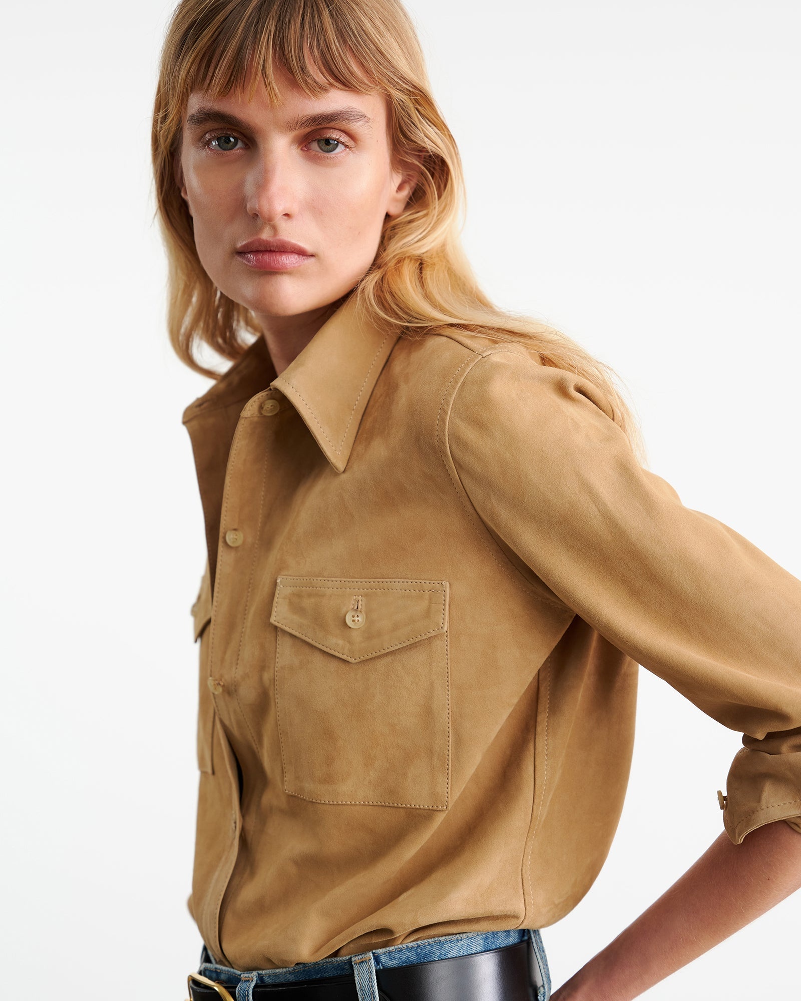 LIMITED EXCLUSIVE | AVA SUEDE SHIRT - 3