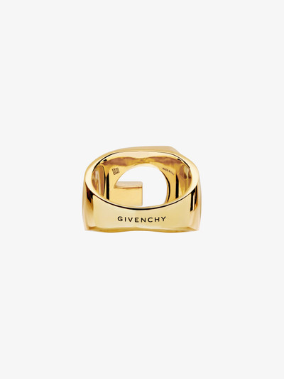 Givenchy G CHAIN RING IN METAL outlook