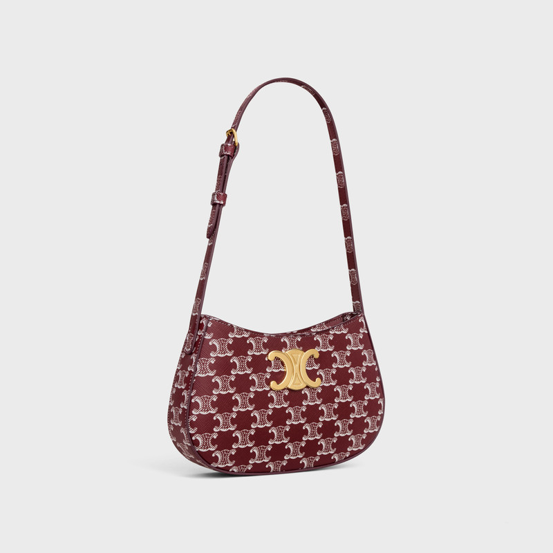 CELINE MEDIUM TILLY BAG in TRIOMPHE CANVAS TWO-TONE outlook