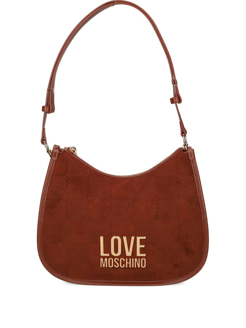 checked-pattern shoulder bag 1