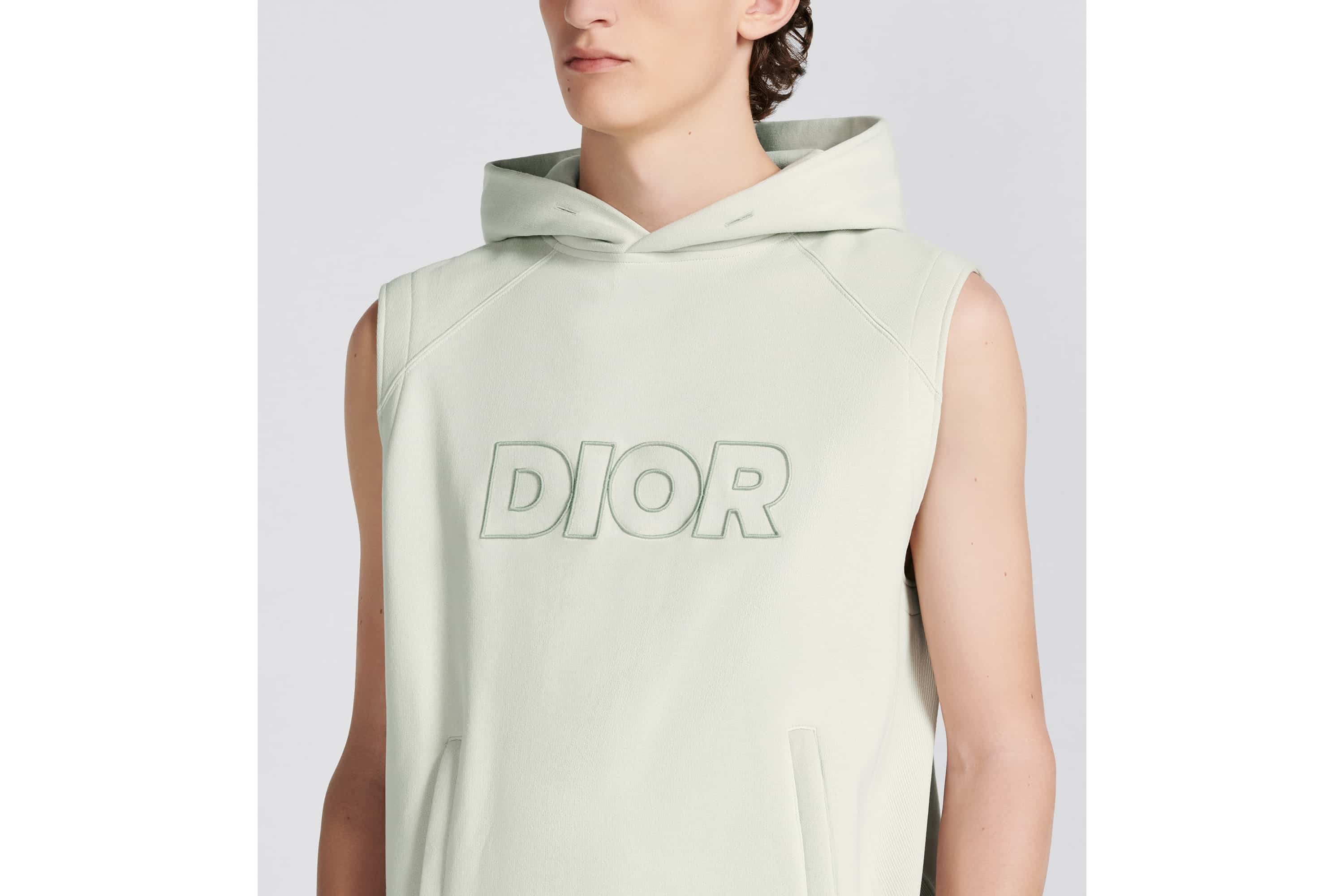 Oversized Sleeveless Hooded Sweatshirt - 7