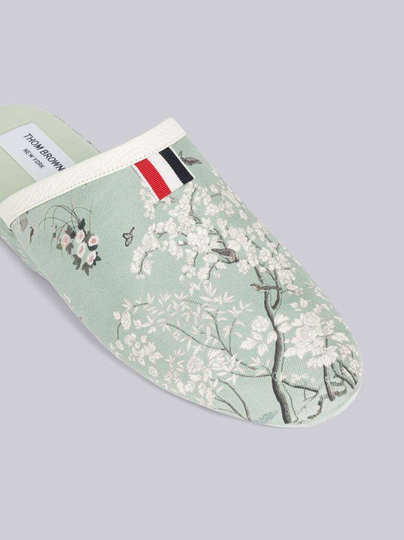 Thom Browne Silk Twill Toile Slipper outlook