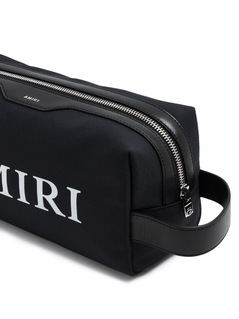 logo-print wash bag - 3