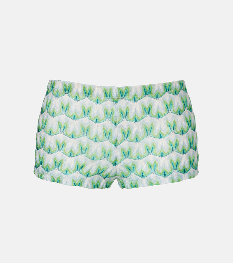 Printed micro shorts 1