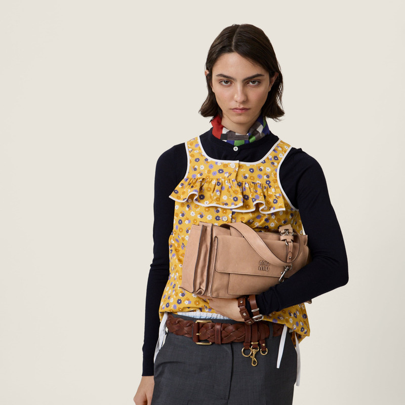 Utilitaire nappa leather shopping bag 2
