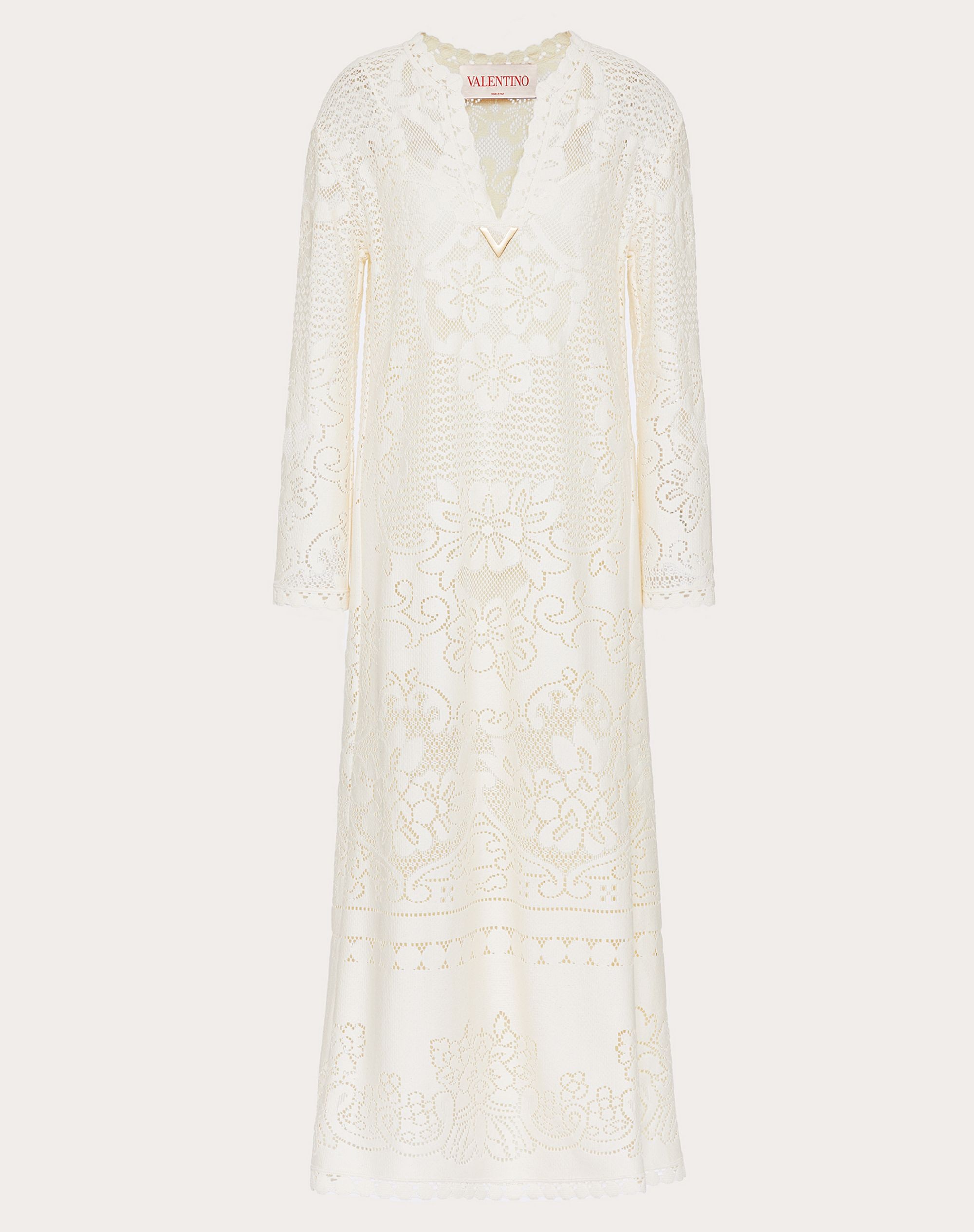 VGOLD COTTON LACE KAFTAN DRESS - 1