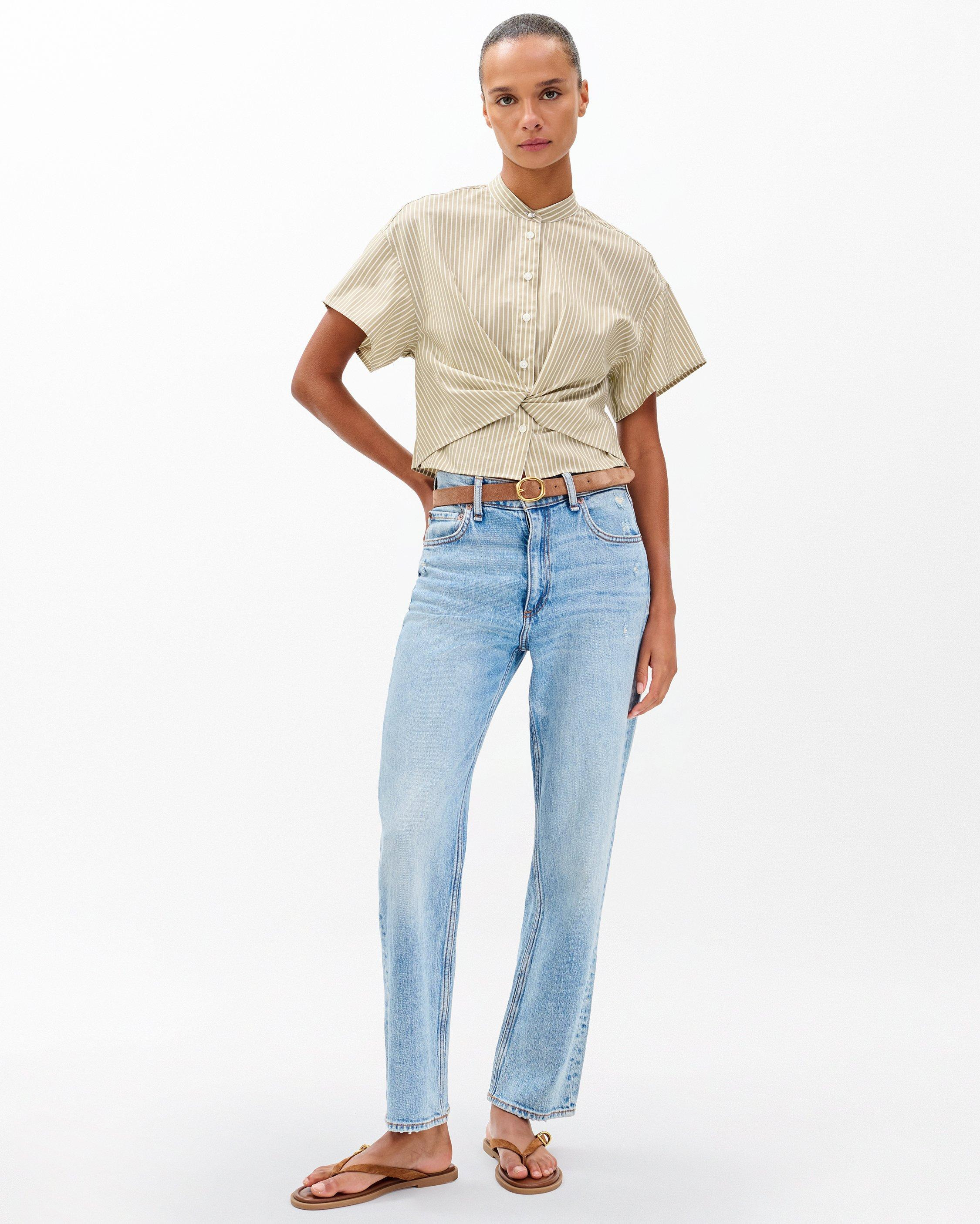 Gretchen Striped Poplin Shirt - 3