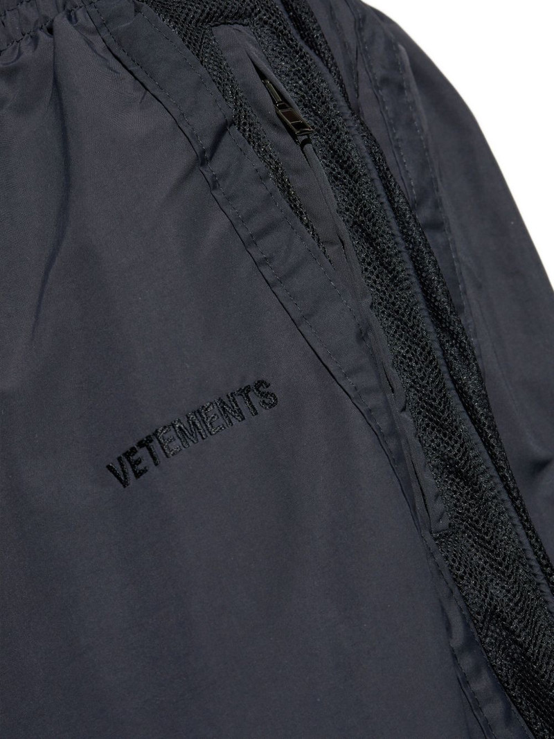 mesh-panel trousers 4