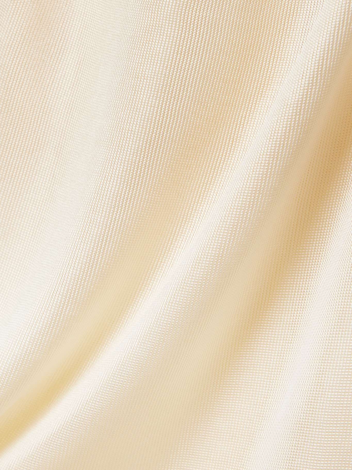 Luella gathered stretch-knit maxi dress Cream - 4