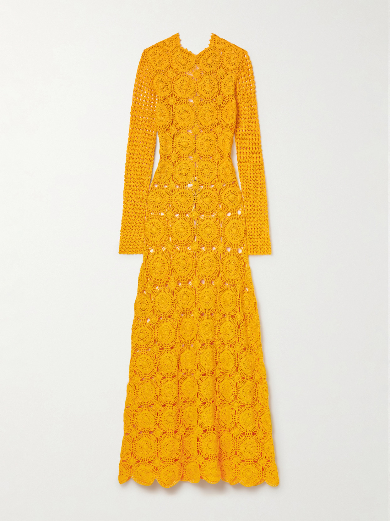 Siula Crocheted Organic Cotton Maxi Dress - 1