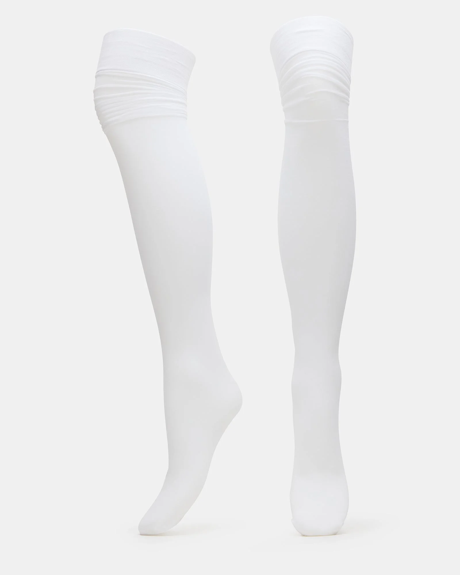 PREPPY TIGHTS WHITE - 1