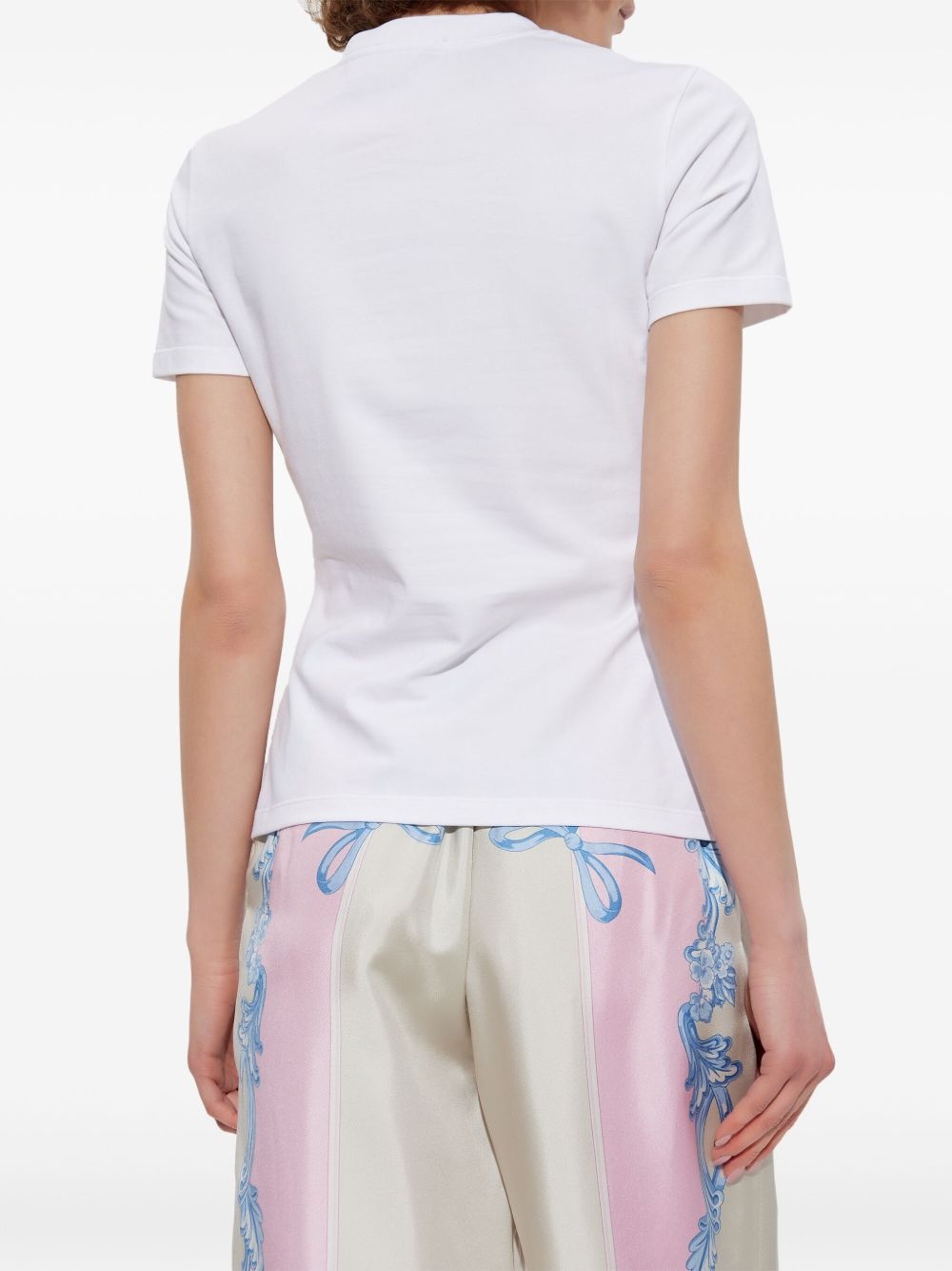 crystal-embellished T-shirt - 4
