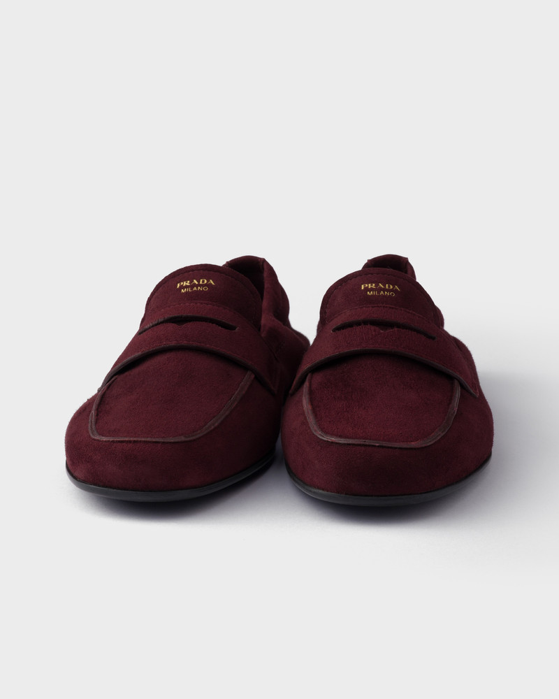 Shuffle antiqued suede loafers 5