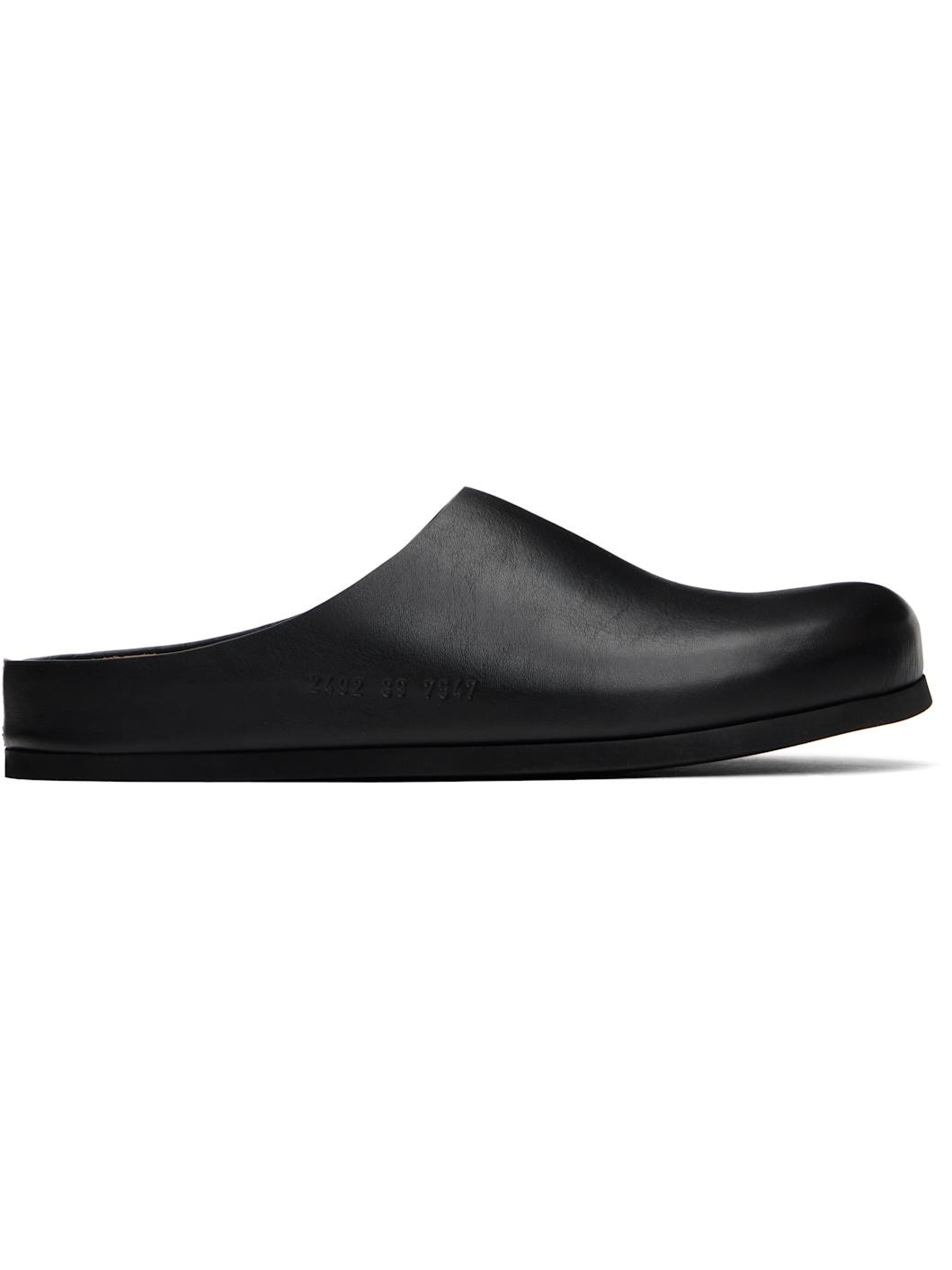 Black Clog Loafers - 1