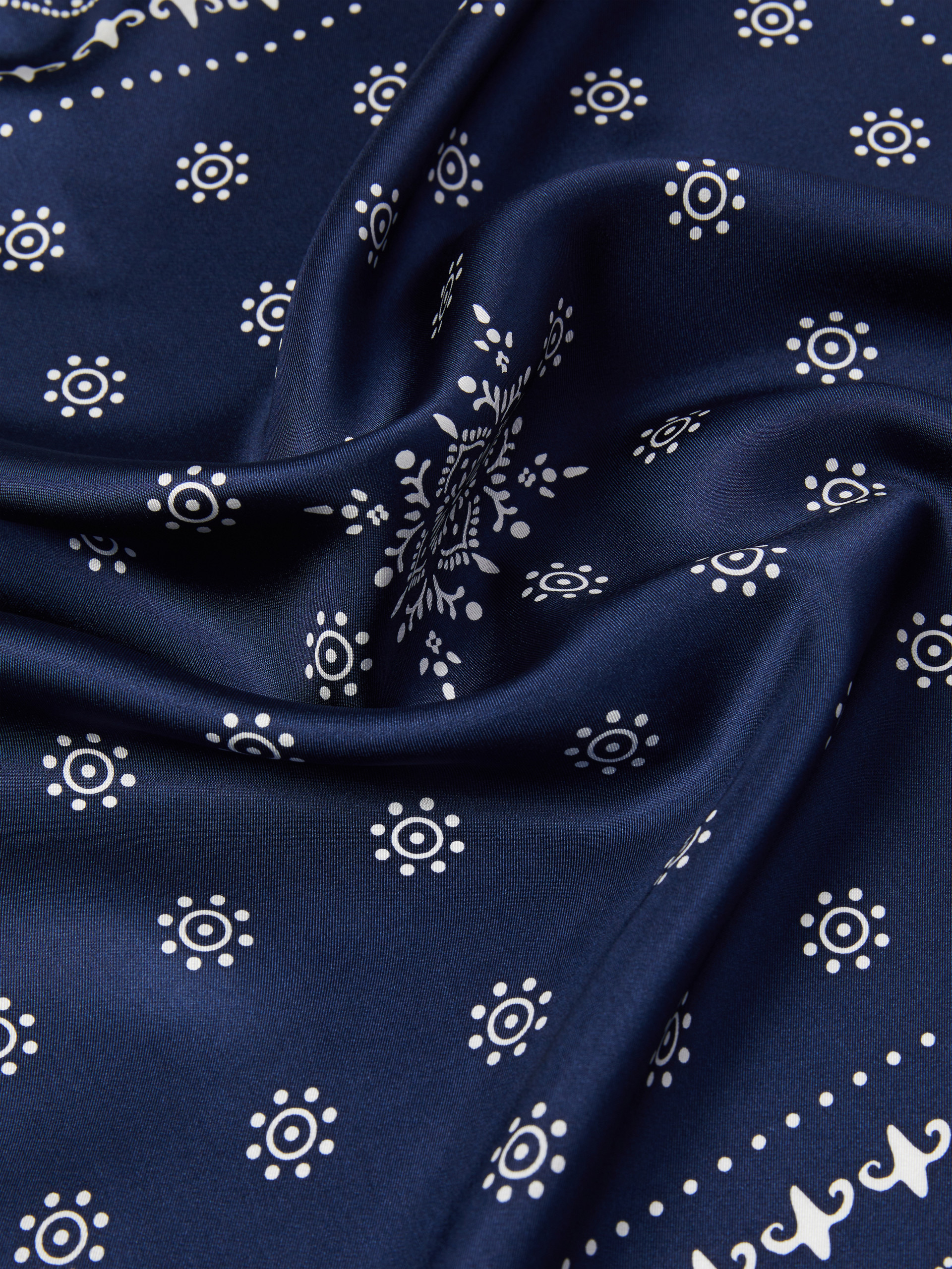 SIAM Printed silk scarf - 3