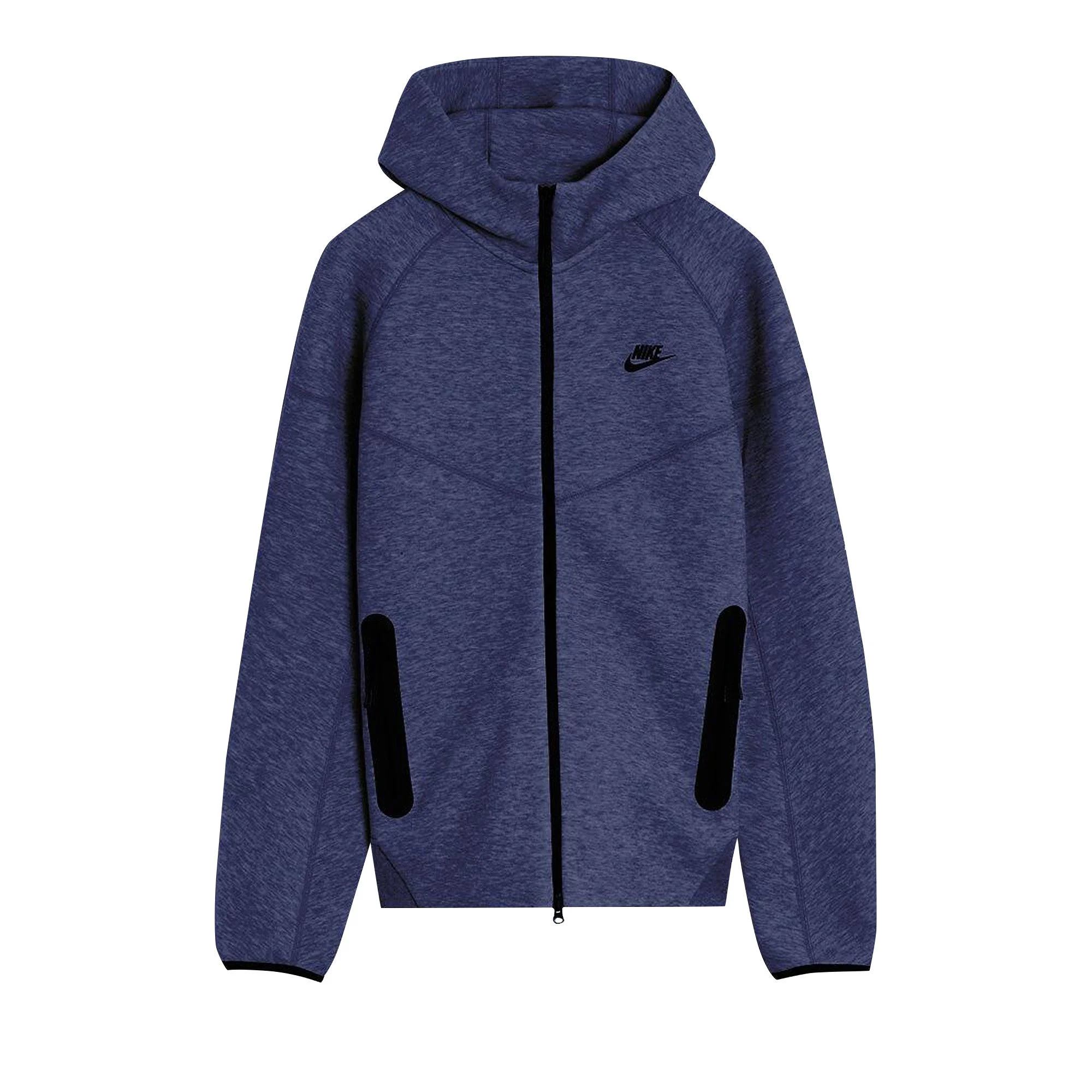 Nike Sportswear Tech Fleece Windrunner Full Zip Hoodie 'Obsidian Heather/Black' - 1