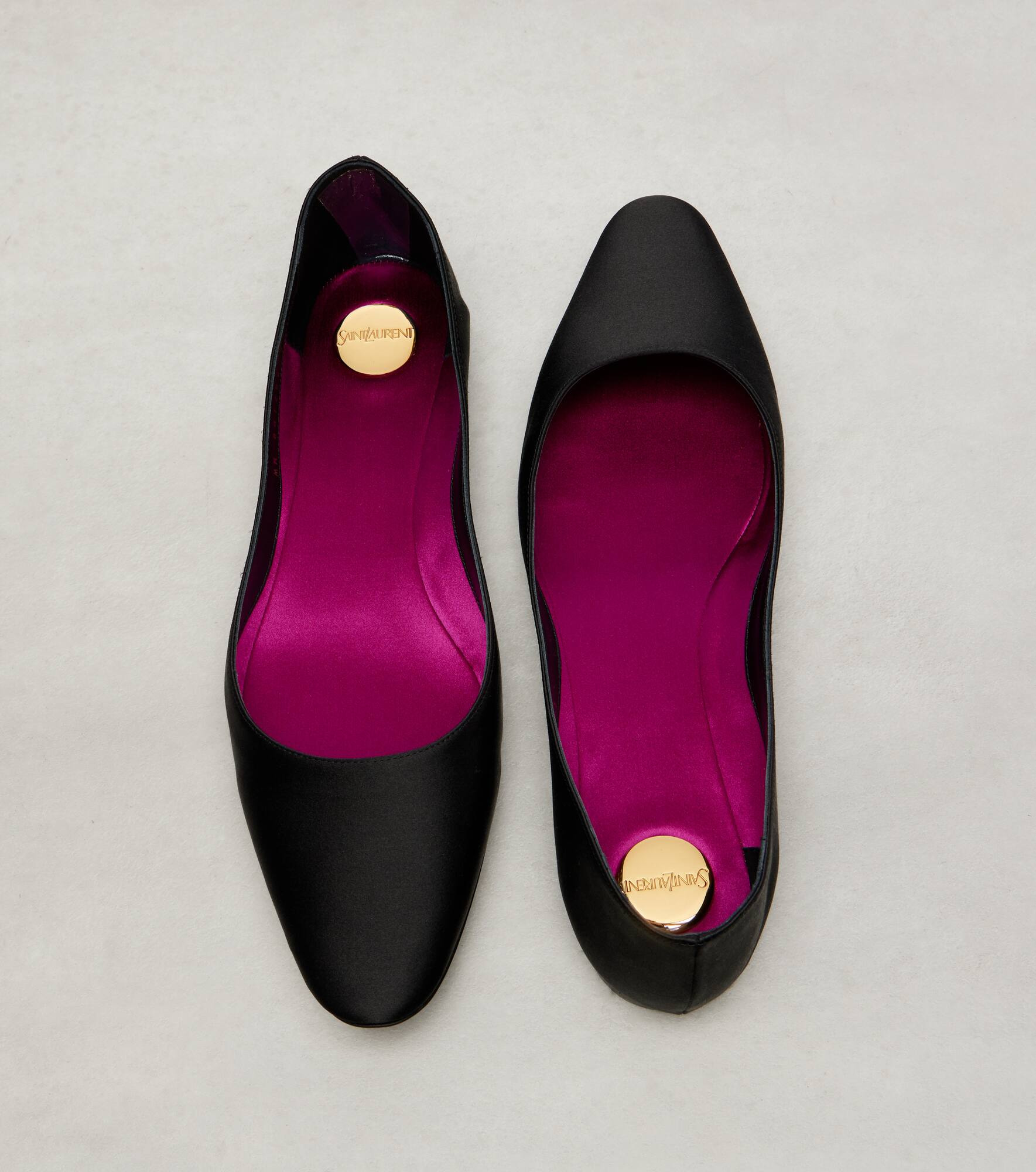 Lou satin crêpe ballet flats - 5