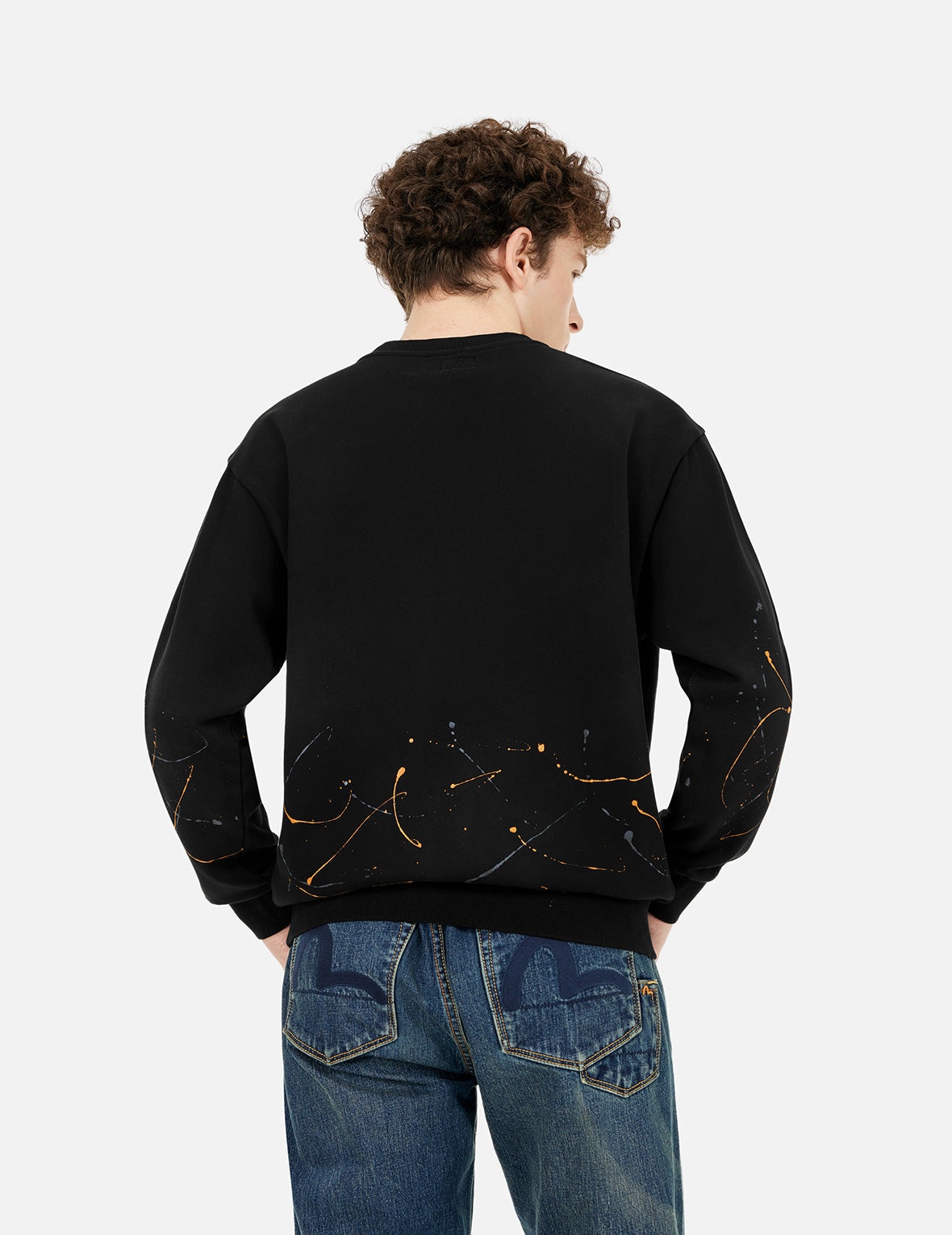 Logo and Seagull Print Relax Fit Sweatshirts - 6