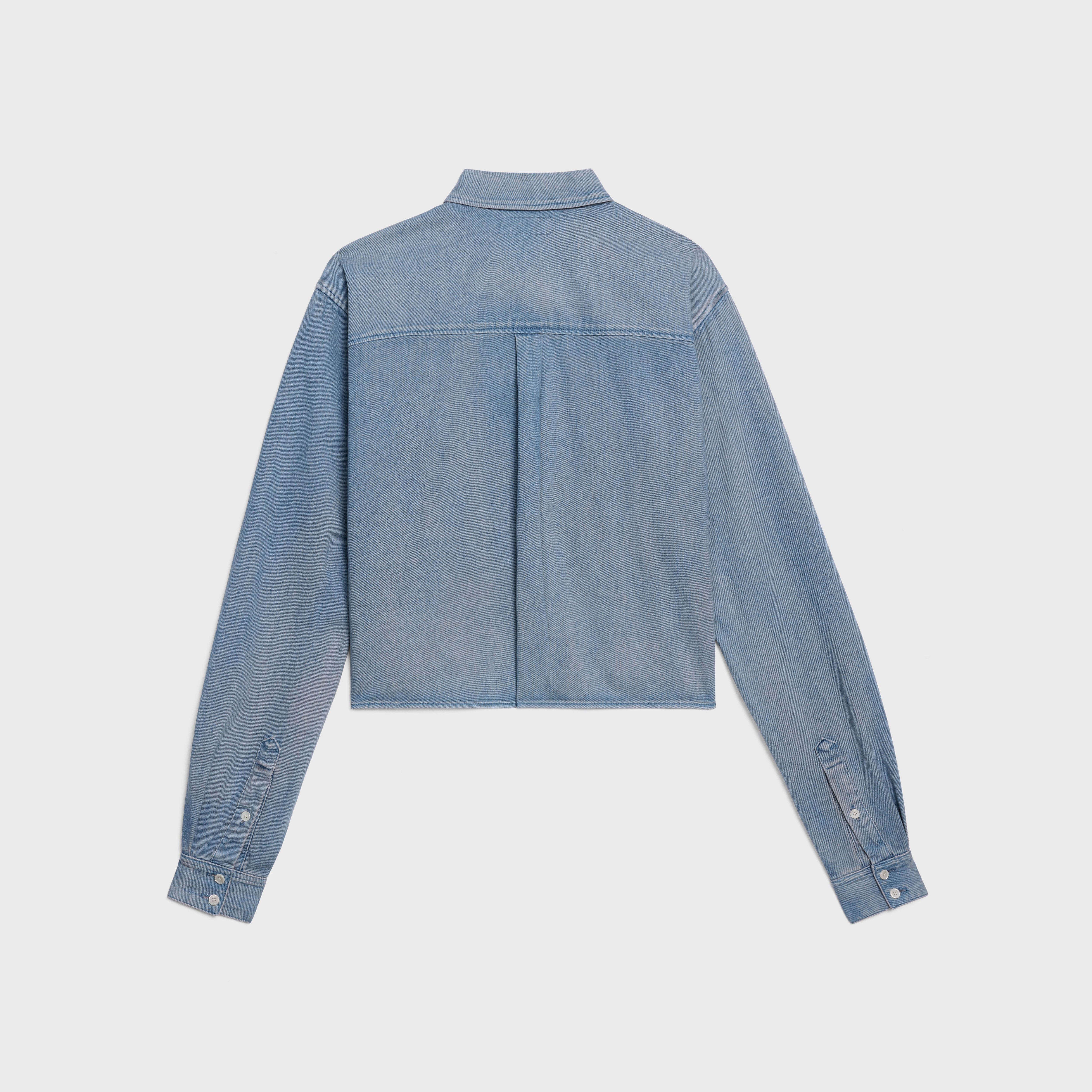 CROPPED SPRING WASH SHIRT - 2