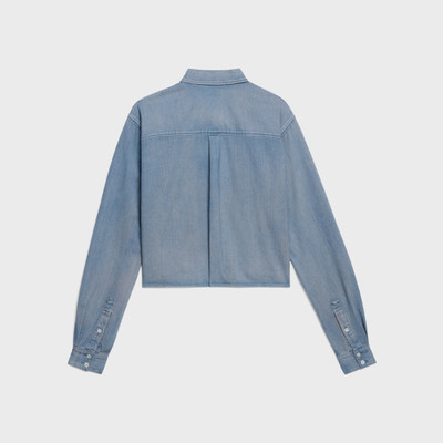 CELINE CROPPED SPRING WASH SHIRT outlook